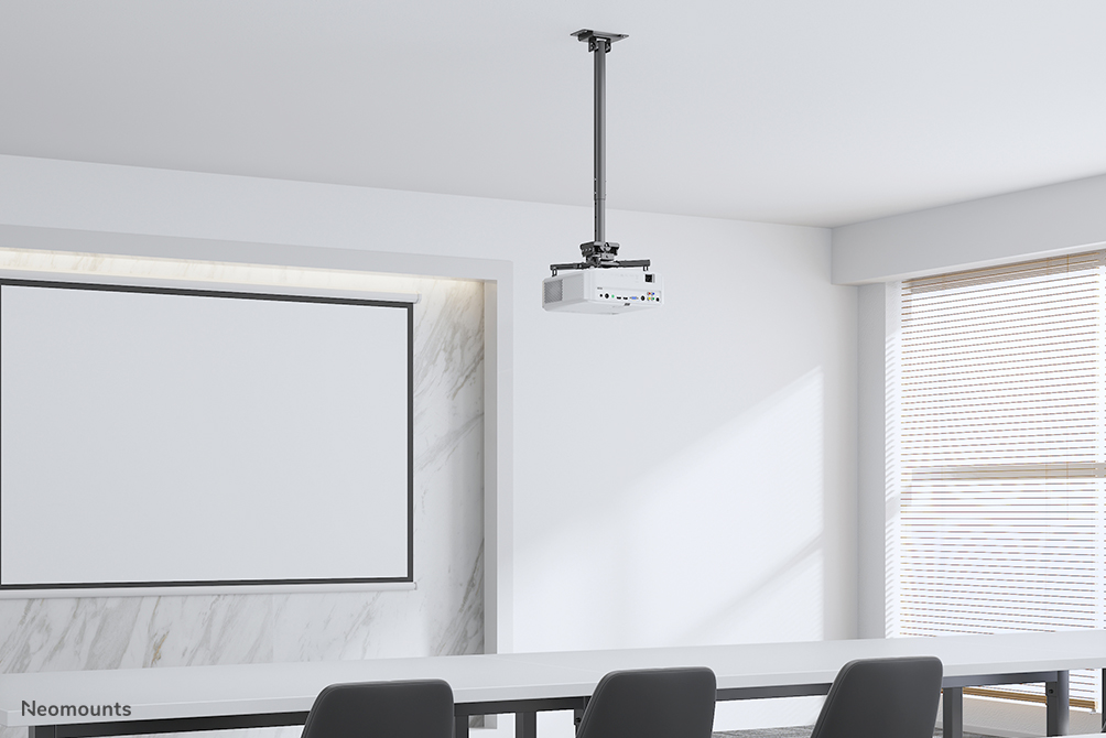 Neomounts CL25-550BL1 Beamer ceiling mount - h 74,5-114,5 cm - easy-install - full motion